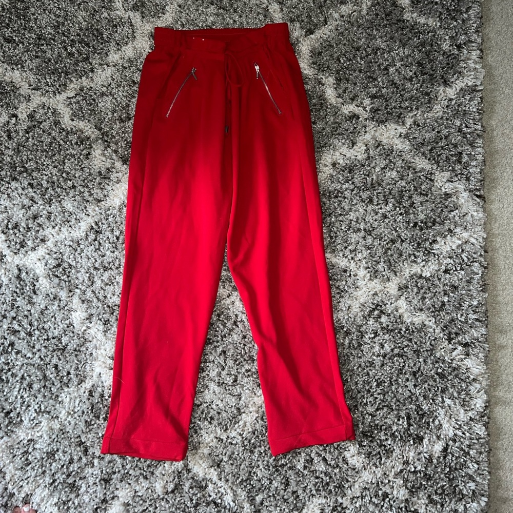 Red Loose pants